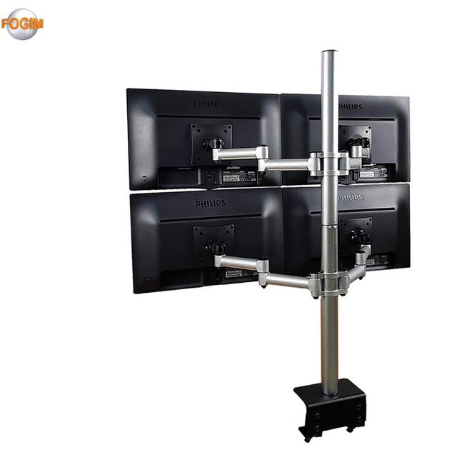 4 Monitor Stand LCD Flexible Monitor Stand / Monitor Arm TKLA-6034 Desk Clamp Mount