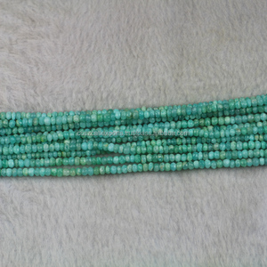 ลูกปัดอเมซอนไนต์เกรดลูกปัดกลมอัญมณีสีฟ้าและลูกปัดอัญมณีสำหรับเครื่องประดับเส้นสีฟ้า Amazonite - Product Image 2