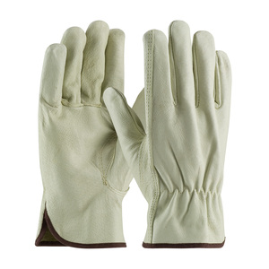 Gants de sécurité personnalisés en cuir de chèvre antidérapant gants de conducteur pour le jardin outils industriels gants de protection de conduite - Product Image 1