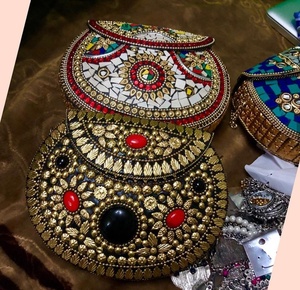 Dames de luxe plissé Mini sac à main femmes sac de soirée avec motif de pierre à la mode bandoulière chaîne pochette pour fête Banquet - Product Image 5