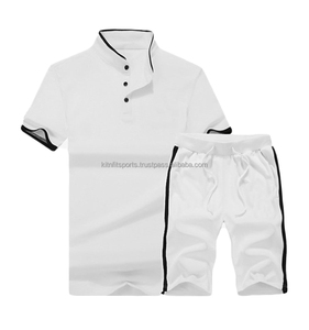 Chándal con estampado personalizado para hombre, conjuntos de tops y pantalones cortos de verano con cuello redondo, conjunto de dos piezas para correr, conjunto de ropa de moda para hombre, ropa para hombre - Product Image 1