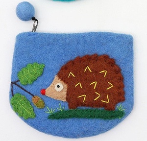 Bolso de mano con cremallera de fieltro artesano para mujer con talento de lana de Nueva Zelanda 100% ecológico de moda para mujer - Product Image 1