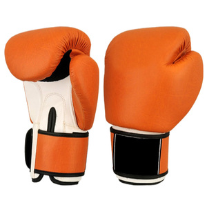 Guantes de boxeo de cuero con Logo personalizado, bolsa de espuma de PU/PE - Product Image 1