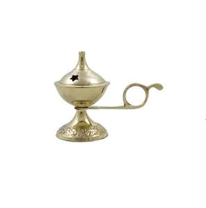 ARGENT SIMPLE BRÛLEUR D'ENCENS EN LAITON - Product Image 6