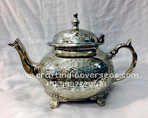 Brass Moroccan Type <b>Teapot</b> Fully Hand Engraved - Product Image 1