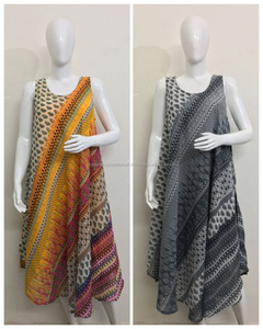 ชุดเดรสยาวทรงเอไลน์สำหรับผู้หญิงไซส์ใหญ่ สไตล์ลำลองสำหรับฤดูร้อน ผ้าซับในยืดได้ รุ่นใหม่ล่าสุด คอลเลคชั่นฤดูร้อน - Product Image 6