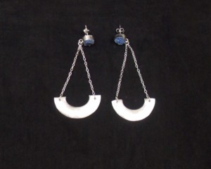 Bleu Druzy naturel multi-pierres précieuses boucles d'oreilles goutte argent plaqué Double pierre religieux mode goujon ensemble bijoux à la mode cadeau - Product Image 2