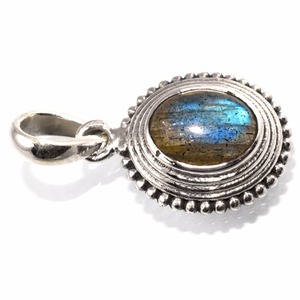 Véritable Power Fire Labradorite 925 pendentif en argent Sterling, nouveaux arrivages de bijoux en argent, bijoux en argent de Style indien - Product Image 4