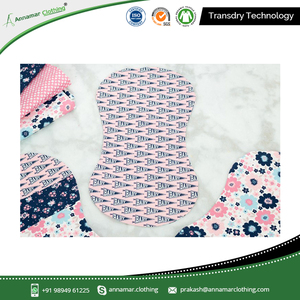 Indian Factory Supply Bulk Organic Cotton Custom Large Burp Cloth with Low MOQ - Product Image 6