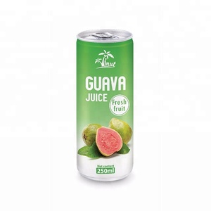 Canettes de haute qualité 250ml de boisson de jus de goyave Fabricant OEM du Vietnam - Product Image 1