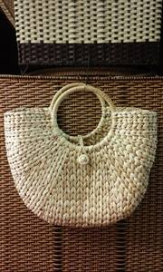 Sac à main de couleur naturelle fabriqué en jonc de mer/sacs avec de l'herbe - Product Image 6