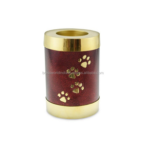 Photophore en bois pour animaux de compagnie par Brassworld inde fournitures funérailles brasworld inde - Product Image 1
