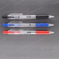 Fábrica de China de papelería regalo tinta azul refillball punto bolígrafo de plástico