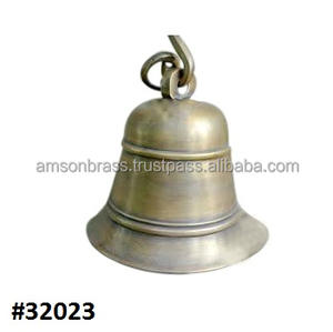 Antique Verdigris Metal <b>School</b> <b>Bell</b> Outdoor Brass Dinner <b>Bell</b> Brass Round <b>Bells</b> Highest Quality Metal - Product Image 3