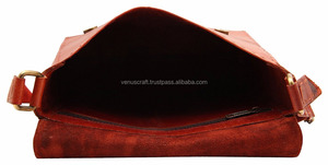 2025 nueva moda bolso de hombro cruzado grano completo 100% solapa de cuero genuino marrón impermeable grande invierno otoño verano - Product Image 5