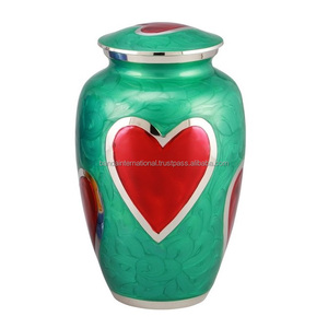 Funeral Accessories Metal Cremation <b>Urns</b> With Stone Finished Hot Selling Aluminium Ashes <b>Large</b> <b>Urns</b> - Product Image 3