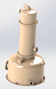 AKTIFPAK WS 1000 Épurateur humide de traitement des gaz d'échappement avec contrôle PLC Haute efficacité 2-3 kW Puissance Matériaux acier/PP/PE - Product Image 3