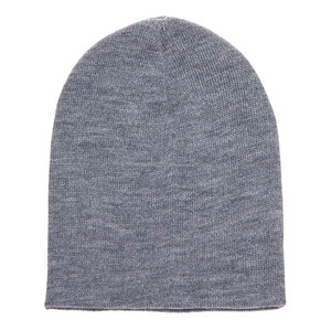 หมวกบีนนี่สำหรับผู้ชายหมวกไหมพรมถักสำหรับฤดูหนาวสีพื้นสำหรับผู้ชาย - Product Image 4