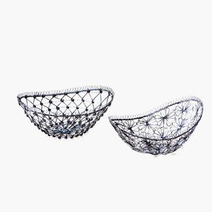 Fil de fer Fleur Panier - Product Image 1