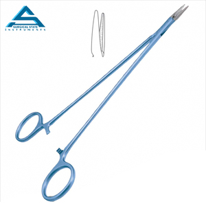 Jacobson Heavy TC-Coated Straight and Curved Jaw Agujas Base Herramienta Mango con Función de Bloqueo Instrumentos Quirúrgicos - Product Image 4
