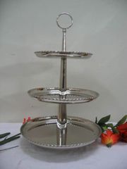 Bol à fruits de luxe en métal argenté fait à la main personnalisé pour la décoration intérieure mariages cadeaux de noël promotion commerciale - Product Image 5
