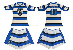 Rugby Kit, Custom Rugby Kit, Sublimated Rugby Kit 100% Polyester Plain Green Color <b>Baseball</b> & Softball Jersey - Product Image 1