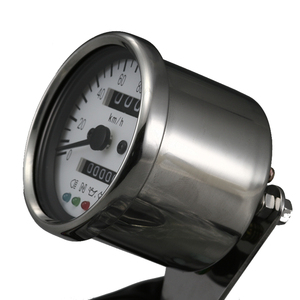 Compteur de vitesse mécanique pour moto IGauge 60 mm, cadran blanc, plage de mesure 0-140 km/h, lentille transparente, balayage à 270 degrés, certifié ISO9001 - Product Image 3