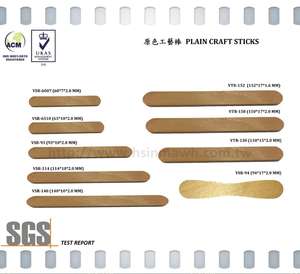 Palos artesanales de madera (lisos) - Product Image 1