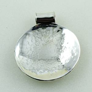 จี้เงินแท้ 925 ลายตอก สำหรับผู้หญิง เครื่องประดับเงินอินเดีย คุณภาพเยี่ยม น้ำหนัก 16.8 กรัม ขนาด 6.0x5.0 ซม. - Product Image 4