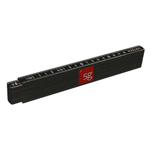 <span class=keywords><strong>Règle</strong></span> pliante en plastique noir 2M pour la promotion - Product Image 1