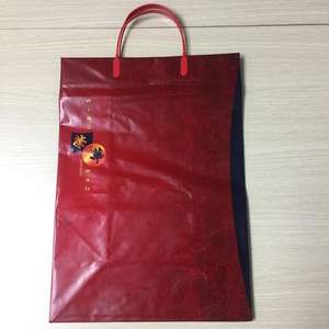 rigid handle thick plastic bags/snap seal handle bags made in Vietnam - Product Image 1
