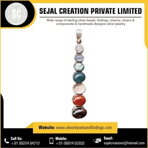 925เงินสเตอร์ลิงสีดำนิลพลอยจี้ - Product Image 3