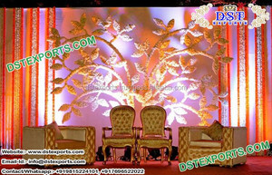 Chaises de trônes de mariage royal blanc sièges de marié de mariée longs à dossier haut décorations de mariage élégantes - Product Image 4