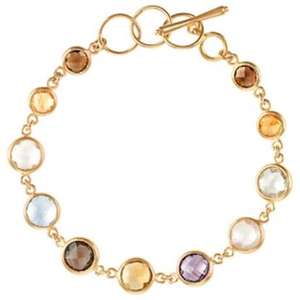 Ajuste de bisel de piedras preciosas múltiples chapado en oro de Plata de Ley 925 clásico al por mayor para bodas otras ocasiones de regalo-incluyendo - Product Image 1