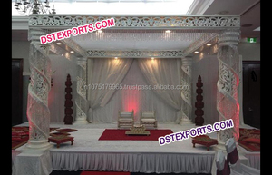 Bollwood-Mandap de cristal para boda, elegante, para boda, indio - Product Image 3