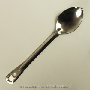 Cuchara comercial de acero inoxidable sólido para hilvanar con mango de plástico, cucharas manuales para servir en restaurante, electrodomésticos de cocina - Product Image 3