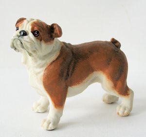 <span class=keywords><strong>Statue</strong></span> de <span class=keywords><strong>bouledogue</strong></span> français <span class=keywords><strong>anglais</strong></span>, Sculpture d'animaux en fibre de verre, taille de vie moderne, en résine - Product Image 4