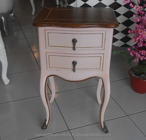 Table de chevet en bois, mobilier de designer, Style français - Product Image 3