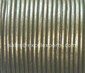 Los mejores accesorios de joyería al por mayor, Cordones redondos de cuero auténtico genuino para pulseras trenzadas, rollos de 1mm, 1,5mm, 2mm, 25m y 100M - Product Image 6