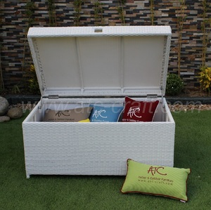 Tronc de jardin extérieur en poly rotin au design moderne et élégant Matériau PE Rotin PE pour mobilier d'extérieur pour la maison Hôtel Villa - Product Image 1