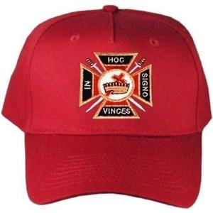 Casquettes maçonniques unisexes pour adultes en polyester/coton, bleu marine, brodées, ajustables - Product Image 3