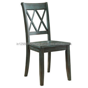 Chaise de table en bois massif, meuble de salle à manger - Product Image 1