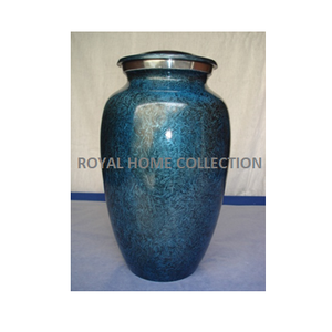 Urn métallique en laiton, pièces, décor de couronnes naturelles, en aluminium rose, bon marché, fournitures commémorales, cérémonies - Product Image 3