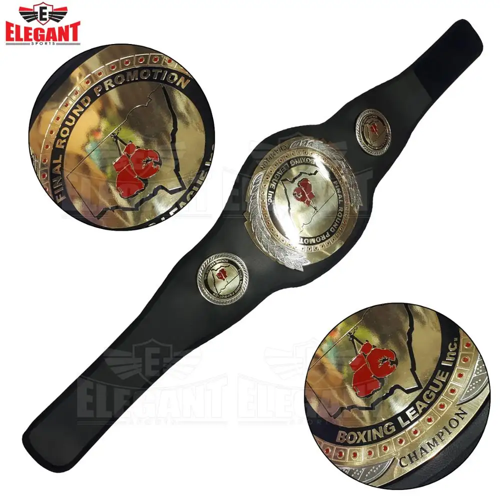 Custom logo Boxing champion Belt Martial Art/MMA Boxing Championship metal plates belt Event Boxing Association Elegant Sports