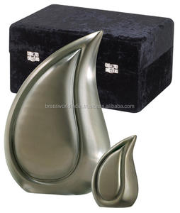 Urna funeraria de lágrima para suministros funerarios humanos de Brassworld India - Product Image 5