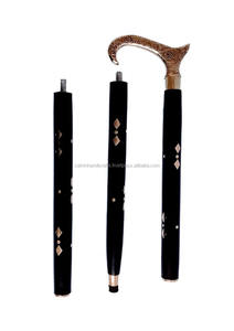 Viking Antique Solid Brass Golden Handle <b>Victorian</b> Style Cane <b>Wooden</b> Walking Stick Men & Women Designer Brass Handle Stick - Product Image 2