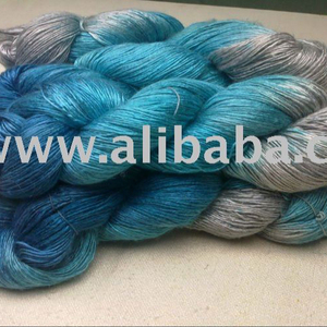 ด้ายไหมมัลเบอร์รี่แท้ 100% แบบคอร์สปัน สำหรับถักมือ เป็นมิตรกับสิ่งแวดล้อม ใช้สำหรับงานปัก งานถัก งานทอ ย้อมสี - Product Image 2