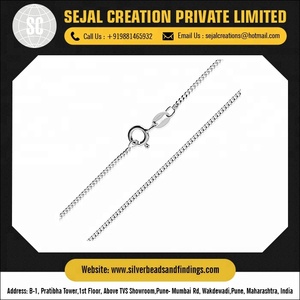 Collar de Cadenas de Plata de Ley 925 Joyería al por Mayor - Product Image 5