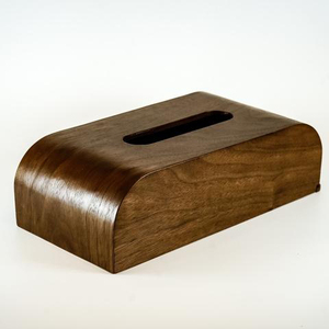 Cubierta de caja de pañuelos de madera - Product Image 1