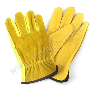 Pas cher Travail Gants En Cuir De Vache Conducteur-Gant Pas Cher Gréeur-Gants - Product Image 6